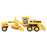 1:87 Scale Cat CT660 Day Cab Tractor with Lowboy Trailer and Cat 163H Motor Grader
