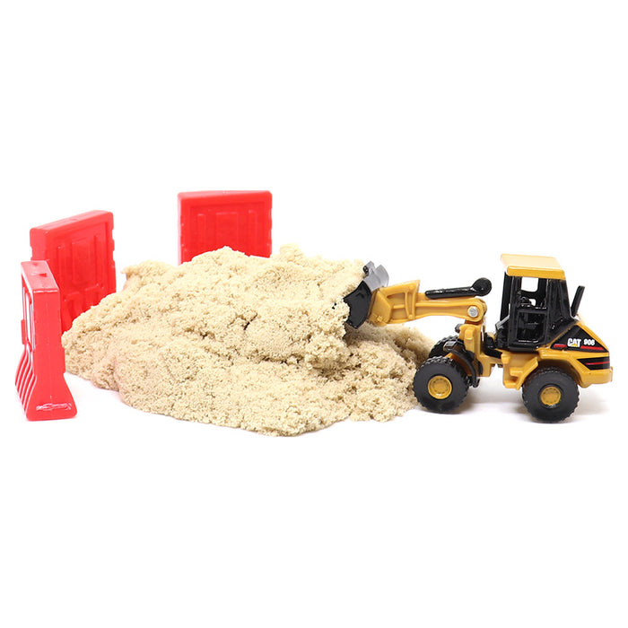 Cat Micro 906 Wheel Loader with accessories in Tool Box