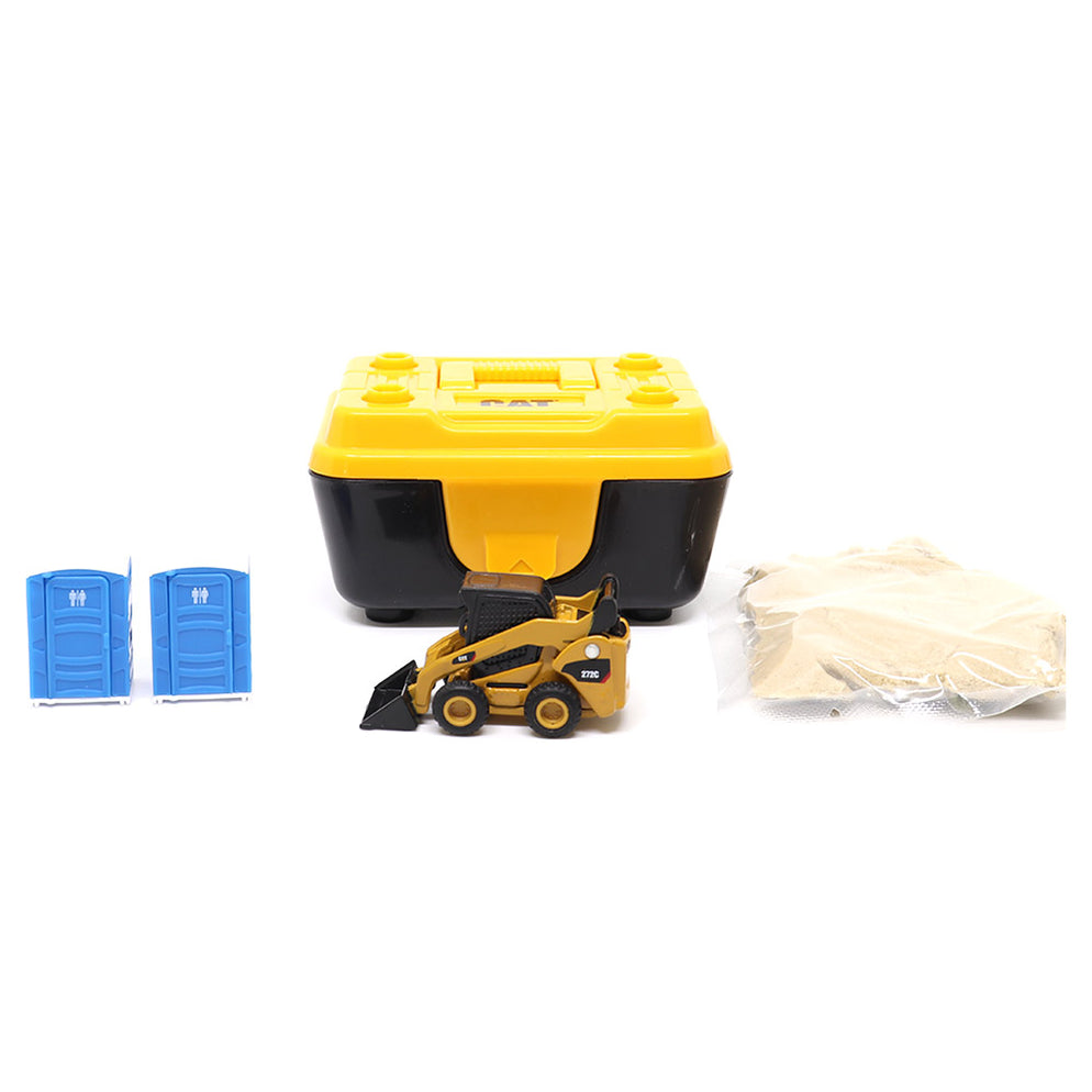 Cat Micro 272C Skid Steer Loader with accessories in Tool Box — Diecast ...