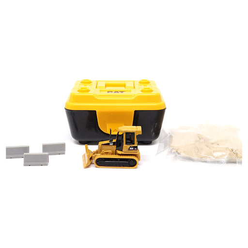 Cat Micro D5G XL Track-Type Tractor with accessories in Tool Box