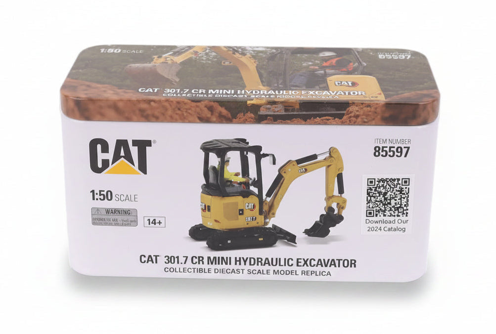 1:50 Cat® 301.7 CR Mini Hydraulic Excavator - Next Generation