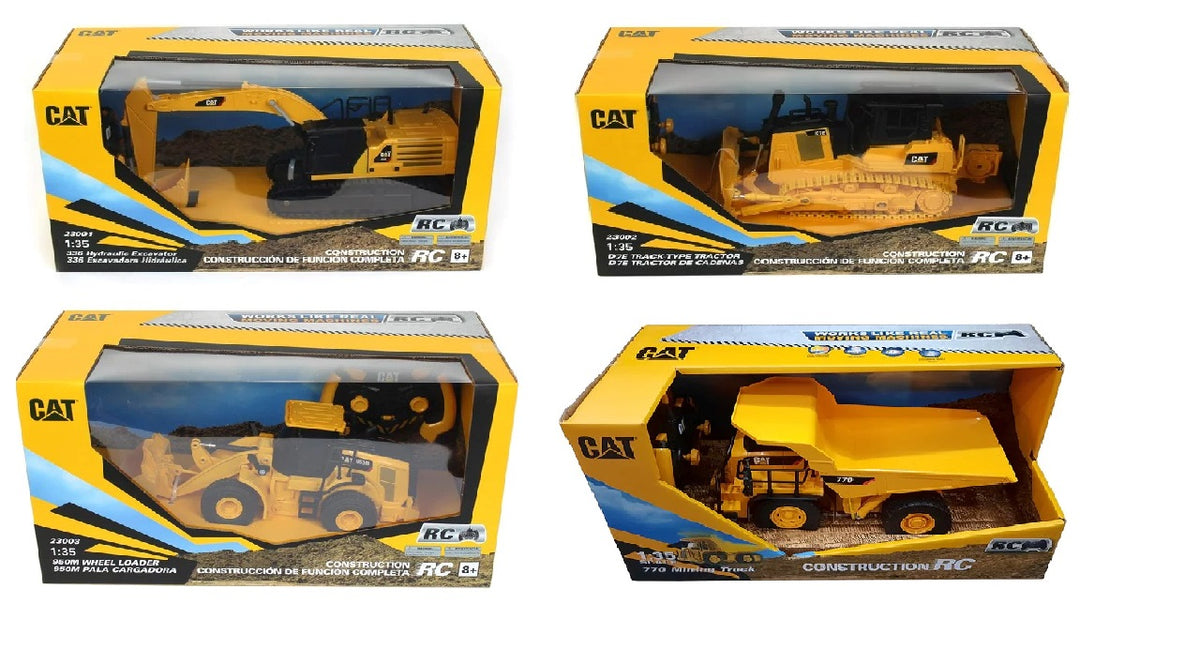 ラジオコントロール TOYOTAHILUX4WDセミデラコン スケール1/20 1:35 Scale Cat Radio Control Assortment (1pcs each of 23001/23002