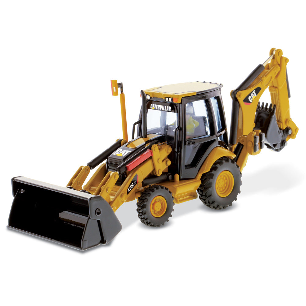 プラッツ DM85143 1/50 Cat 420E IT バックホーローダ ggw725x 1:50 Cat® 420E IT Backhoe Loader — Diecast Masters America