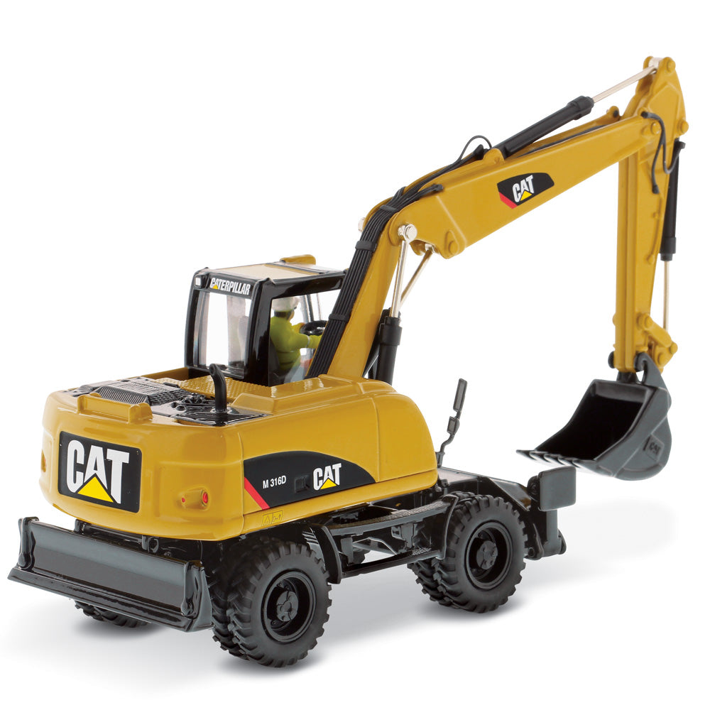 CAT M316D ホイールエクスカベーター ミニチュア1/50 1:50 Cat® M316D Wheel Excavator | Diecast Masters — Diecast