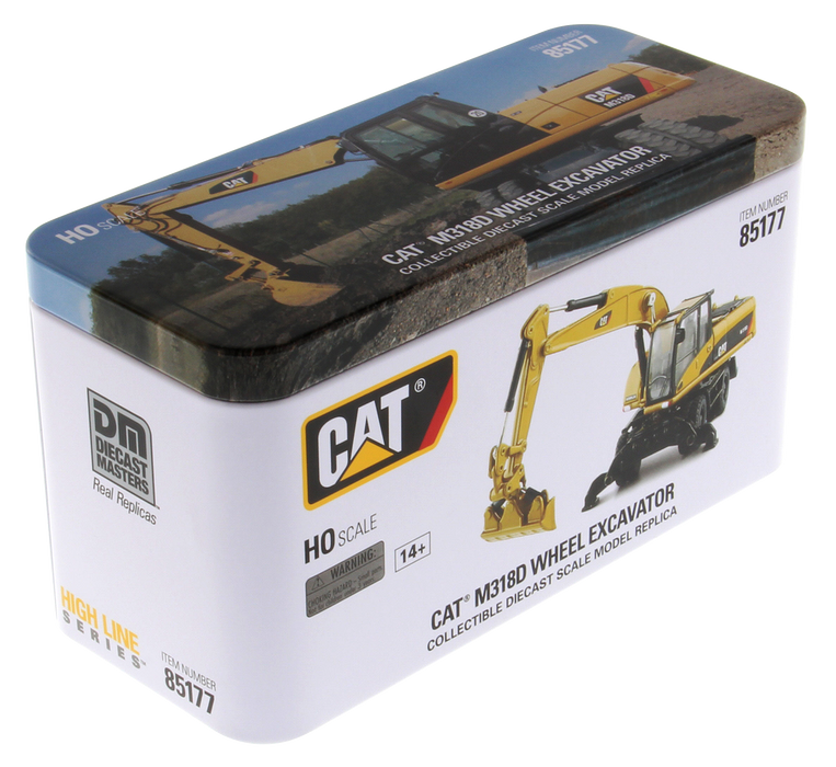 1/87 CAT M318D ホイールショベル 特別セット 1:87 Cat® M318D Wheel Excavator — Diecast Masters America