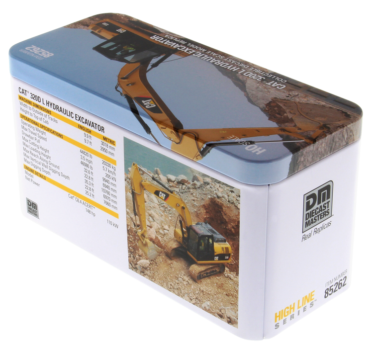 1:87 Cat® 320D L Hydraulic Excavator — Diecast Masters America