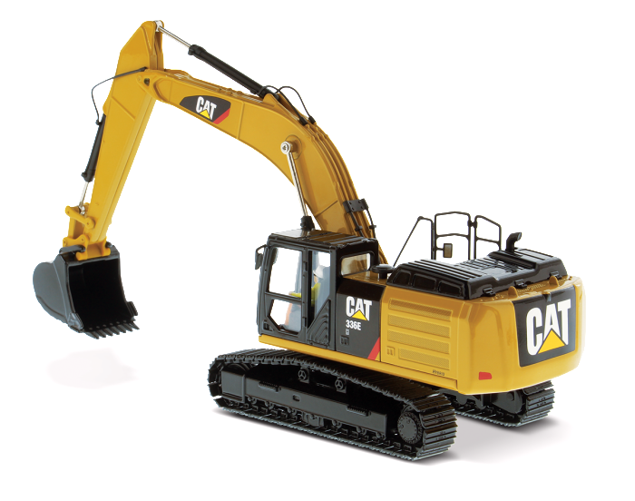 か*と様 CAT 336E ミニカー 1:50 Cat® 336E H Hybrid Hydraulic Excavator — Diecast Masters America