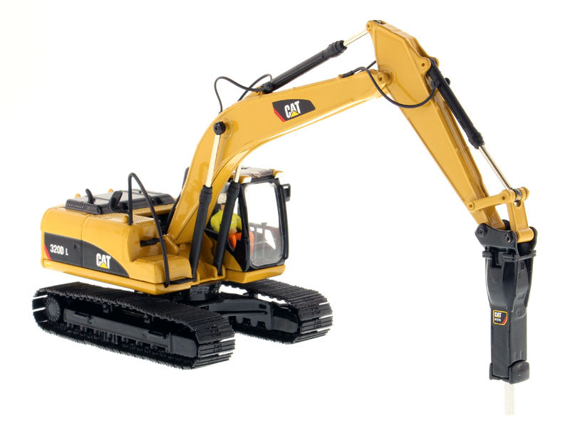1:50 Cat® 320D L Hydraulic Excavator with Hammer