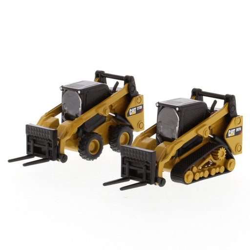 1:64 Cat® 272D2 Skid Steer Loader & 1:64 Cat® 297D2 Compact Track Loader