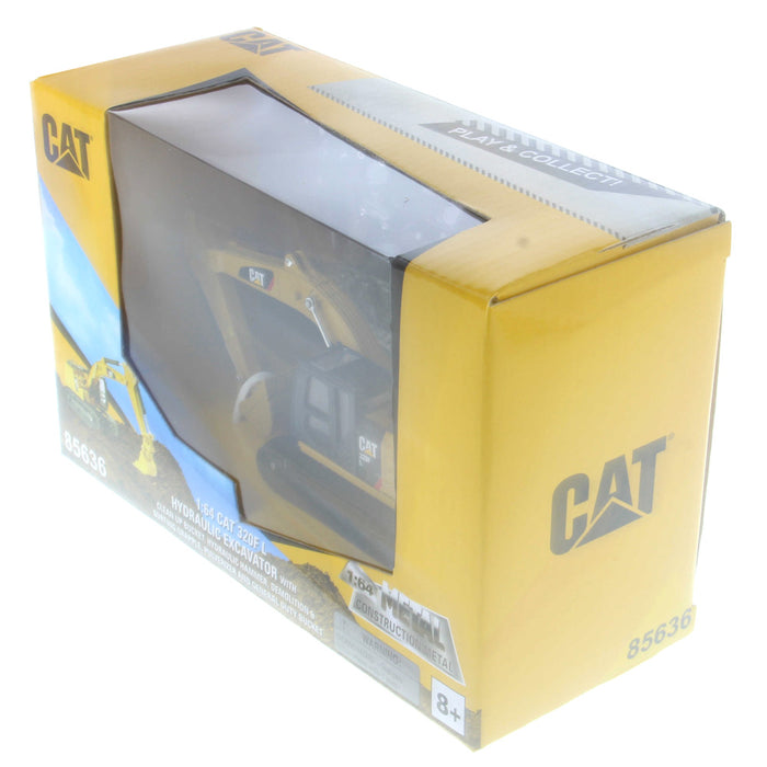 Dm-models Caterpillar Cat320f Escavatore Cingolato - traktor hydraulické rýpadlo 1:64 žltá Dm-models Caterpillar Cat320f Escavatore Cingolato - traktor hydraulické rýpadlo 1:64 žltá