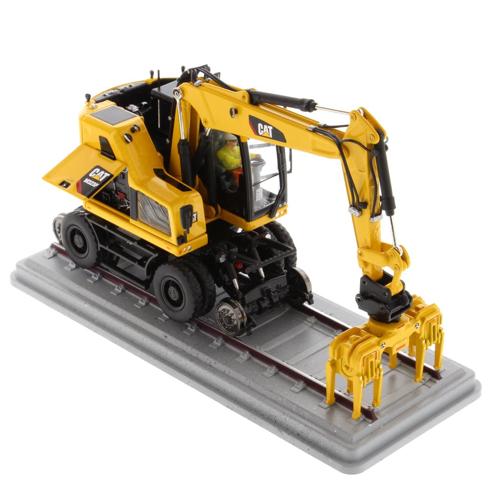 その他 CAT M323F RAILROAD WHEELED EXCAVATOR 1:50 Cat® M323F Railroad Wheeled Excavator - Safety Yellow Version