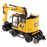 1:50 Cat® M323F Railroad Wheeled Excavator - Safety Yellow Version
