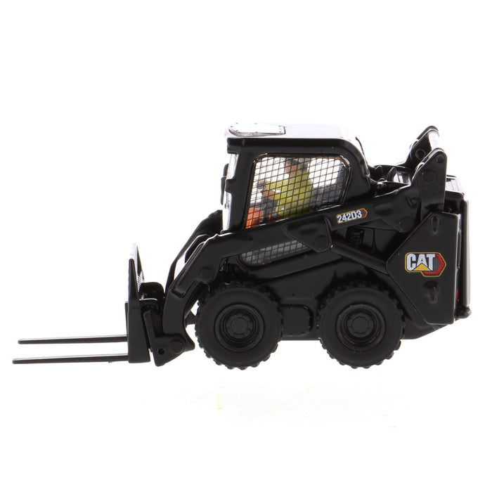 1:50 Cat® 242D3 Skid Steer Loader with Special Black Paint