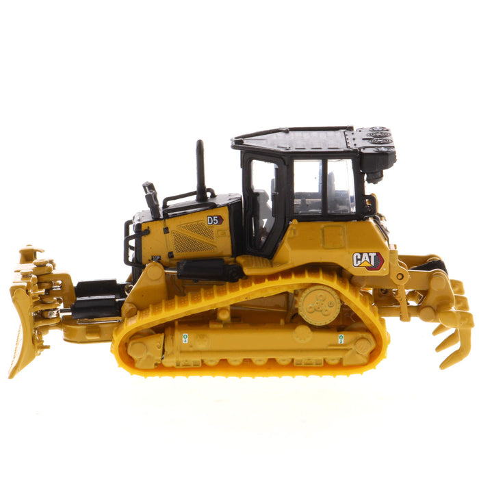 1:87 Cat D5 Dozer with Fine Grading Undercarriage and Foldable Blade