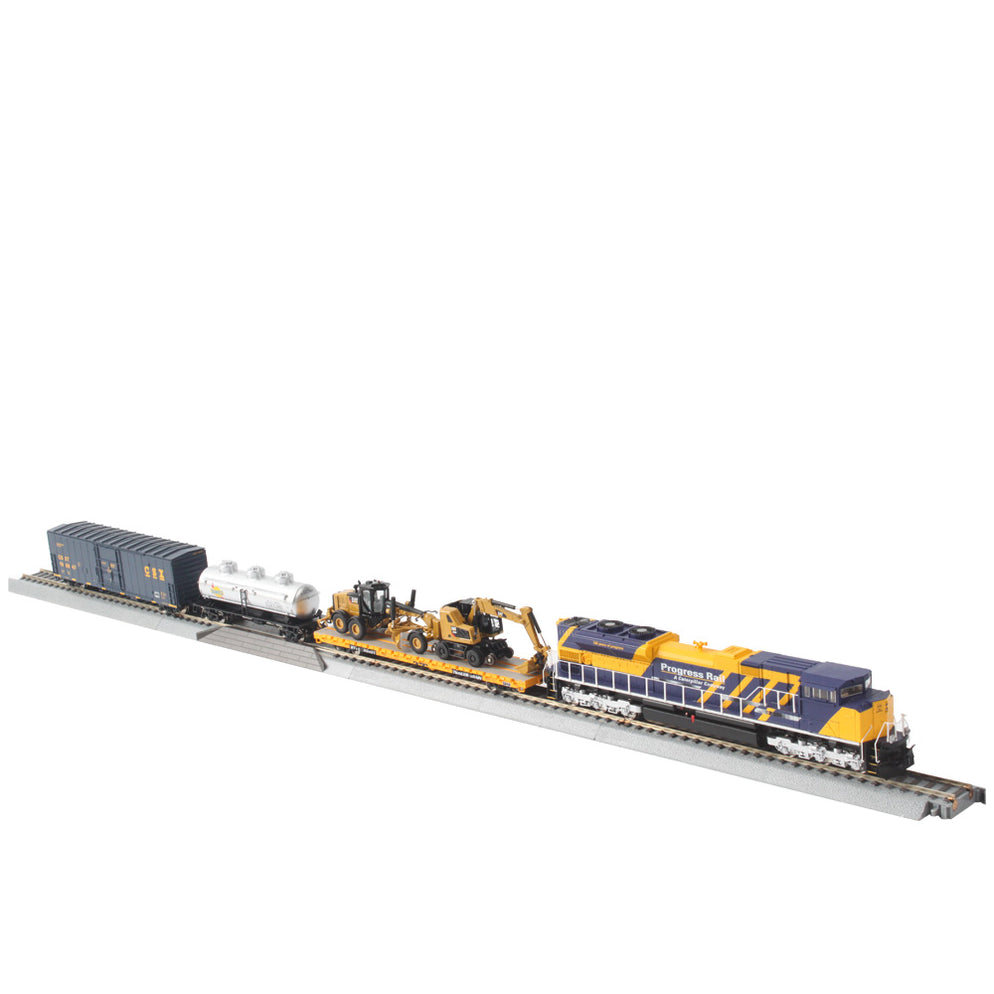 Caterpillar Progress Rail HO Scale Train Set — Diecast Masters America