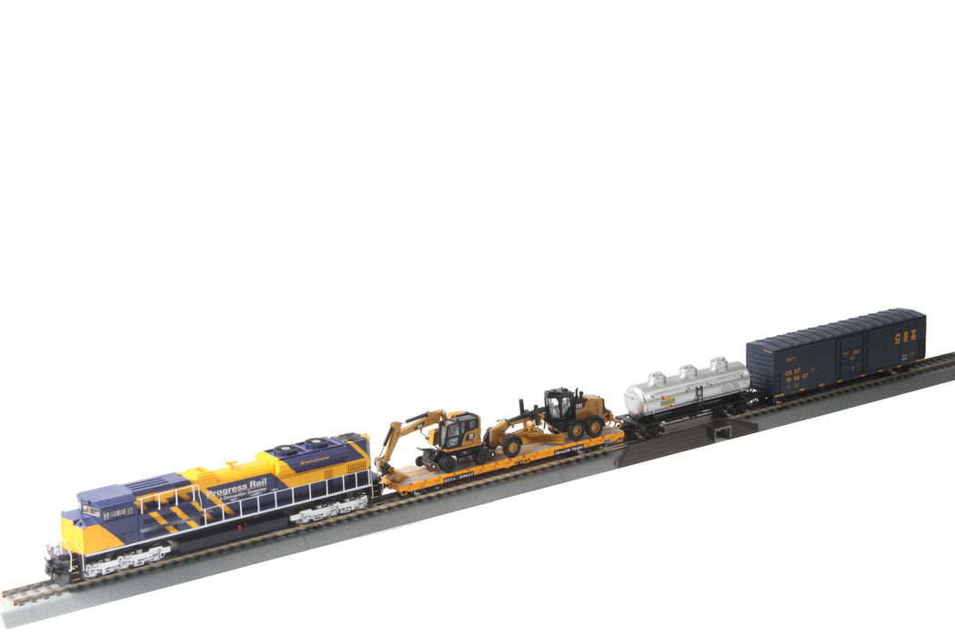 Caterpillar Progress Rail HO Scale Train Set — Diecast Masters America